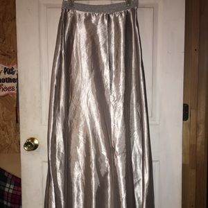 Glittery Silver two piece Homecoming/Prom Dress
